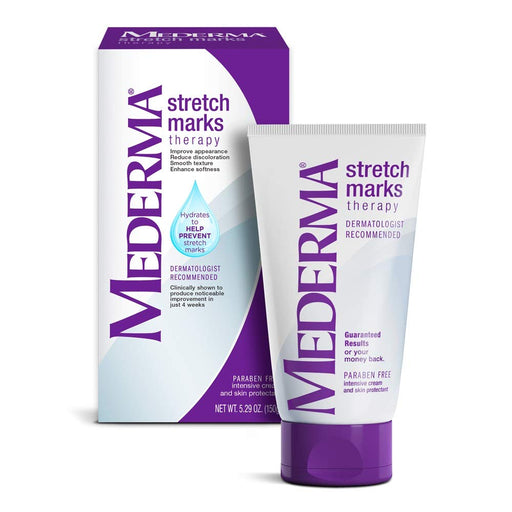 Mederma Stretch Marks Therapy, Hydrates to Help Prevent Stretch Marks,  Dermatologist Recommended, Ivory, 5.29 Ounce