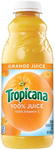 Tropicana 100% Orange Juice Bottle (10 oz x 24 ct)