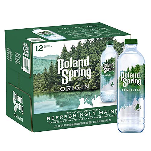 Poland Spring Spring Water, 100% Natural - 12 pack, 16.9 fl oz