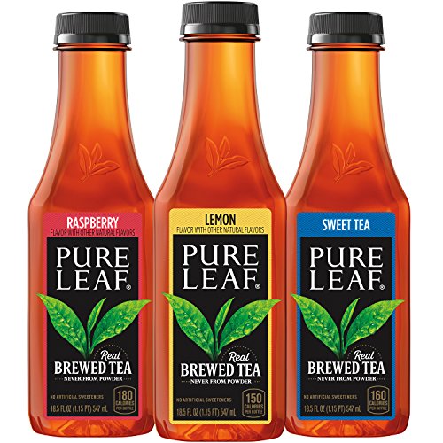 Pure Leaf Iced Tea, Sweetened Variety Pack, 18.5 fl oz. bottles (12 Pa –  Pete's Grocery & Gourmet