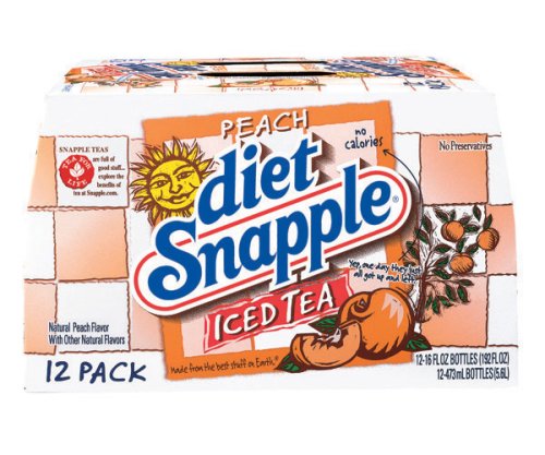  Snapple Peach Tea, 64 fl oz bottle : Bottled Iced Tea Drinks :  Grocery & Gourmet Food