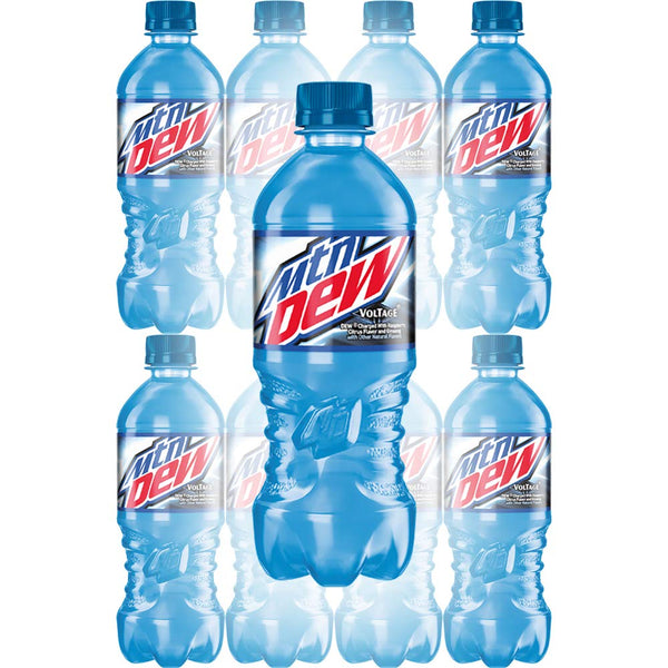 Mountain Dew Soda, 20 Fl Oz (Pack of 24)