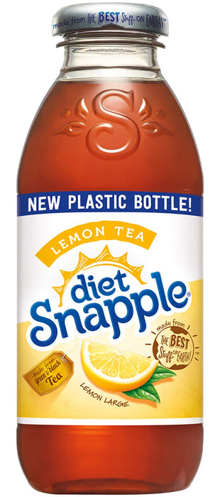 Snapple - Diet Peach Tea - 16 oz (12 Plastic Bottles)