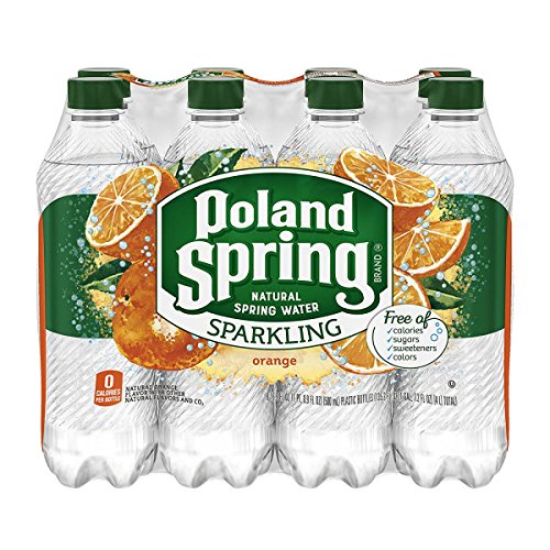  Poland Spring Brand 100% Natural Spring Water, 16.9 oz Plastic  Bottles (Pack of 24) : Poland Spring: Grocery & Gourmet Food