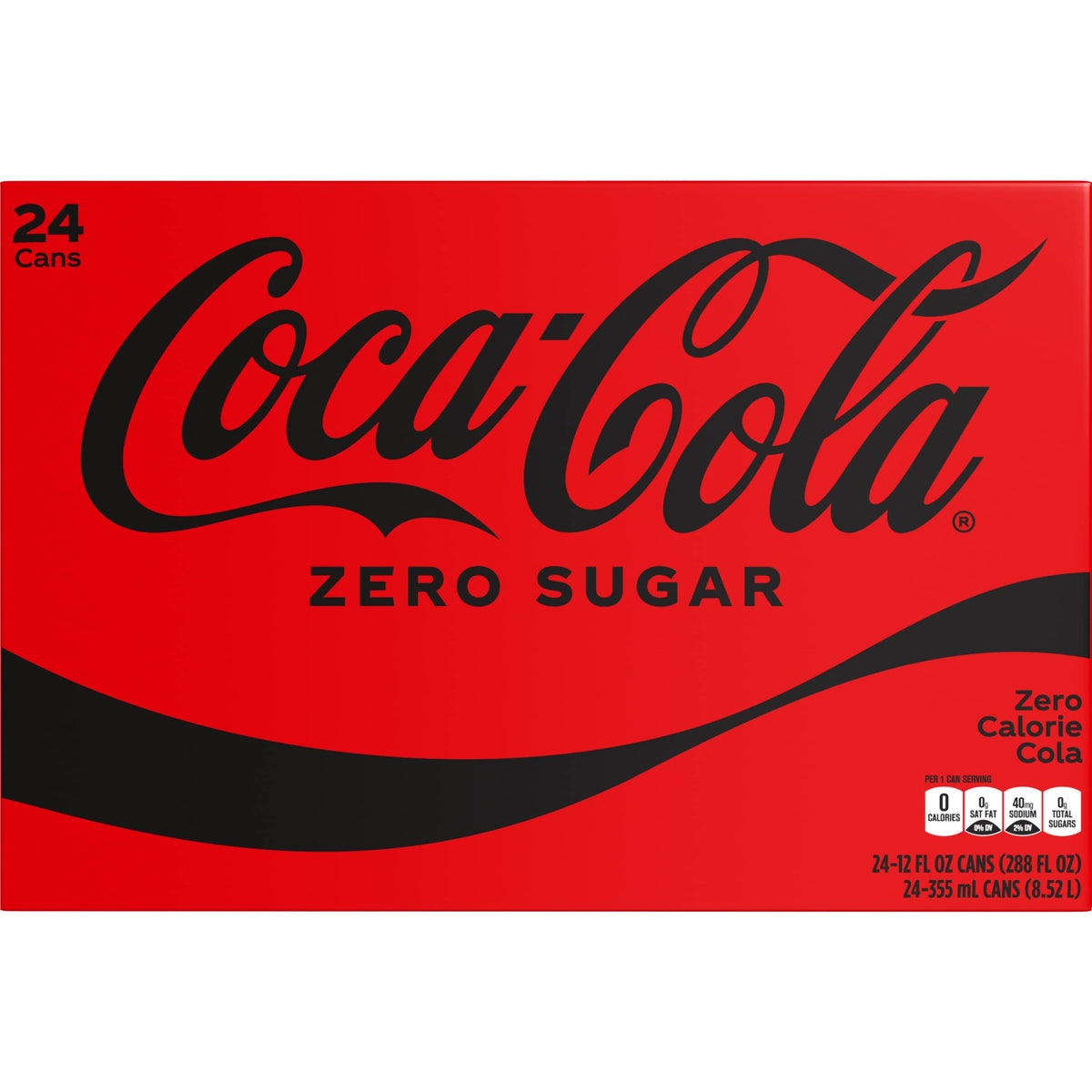 Buy Coke Zero Sugar Cola Soda 12 Oz 24 Pack Package May Vary 12 Fl Oz Pack Of 24 — Shop 5087