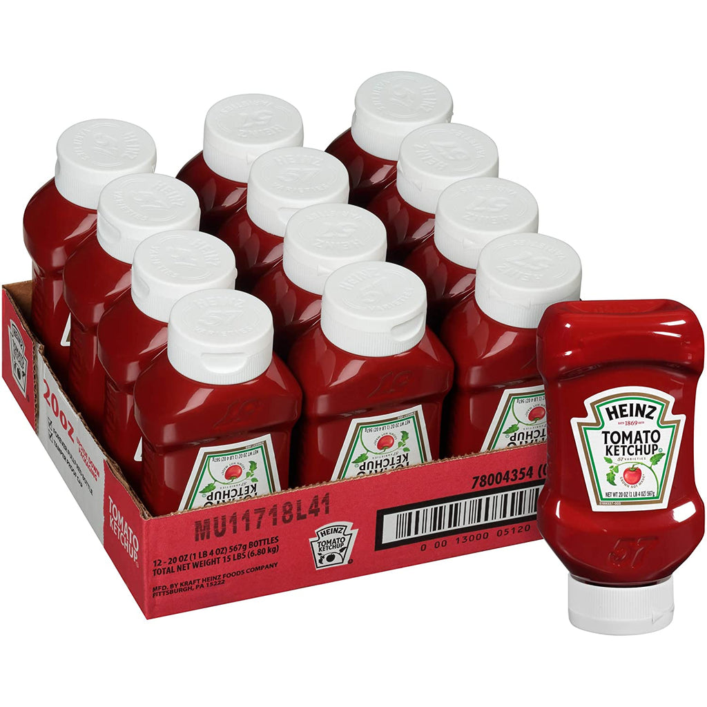 Red Gold Tomato Ketchup in 20 oz. Upside Down Squeeze Bottles - 25