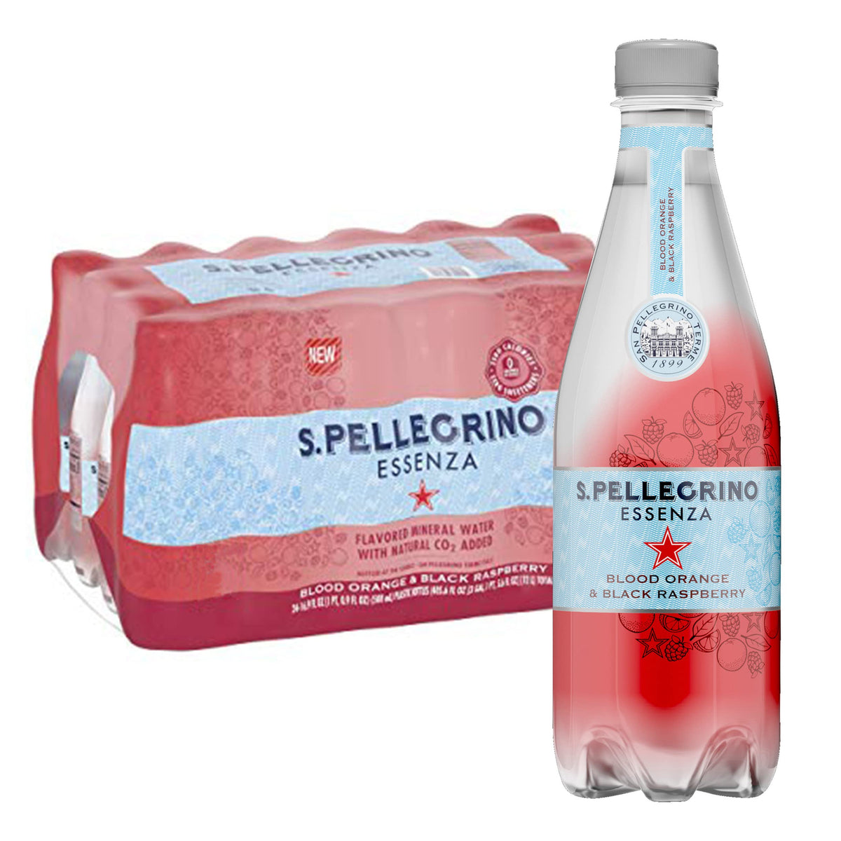 San Pellegrino Essenza, Variety Pack, 11.15 fl oz, 24-count